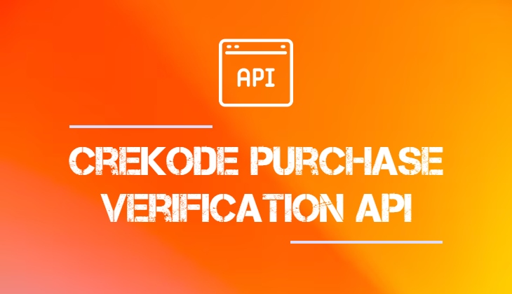 Introducing Crekode Purchase Verification API
