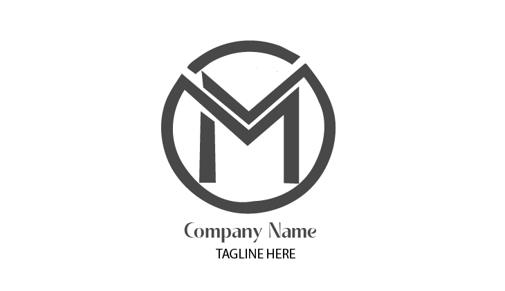 M Letter Logo A Modern and Minimalist Design