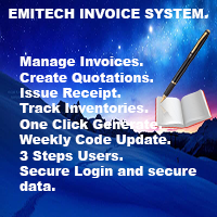 You can check your daily sales record and overdue invoices from your smartphone without been present at office or your store.