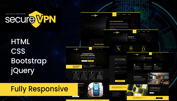 Security Template Full Responsive Optimized