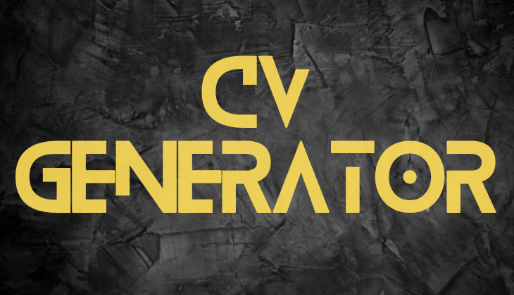 CV GENGERATOR BASED ON HTML CSS JAVASCRIPT