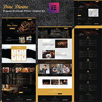 Whether you're running a cozy cafe, a gourmet restaurant, or a bustling bistro, the Dine Divine template kit provides all the tools you need.