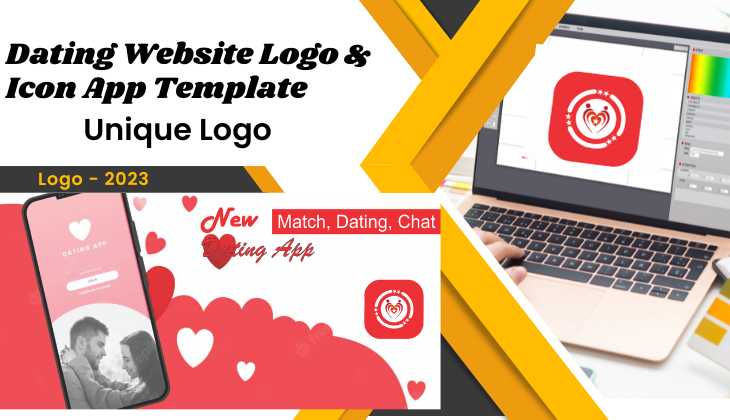 Dating Website Logo & Icon App Template