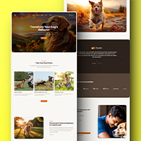 This HTML Website Template is a beacon for dog lovers seeking guidance to unlock their furry friend’s full potential.